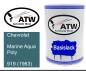 Preview: Chevrolet, Marine Aqua Poly, 919 (1963): 500ml Lackdose, von ATW Autoteile West.